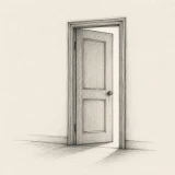 A Door Slightly Open