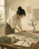 The Woman Who Trusted Maps More Than Memories
